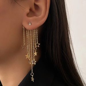 Star Tassel Decor Earrings
